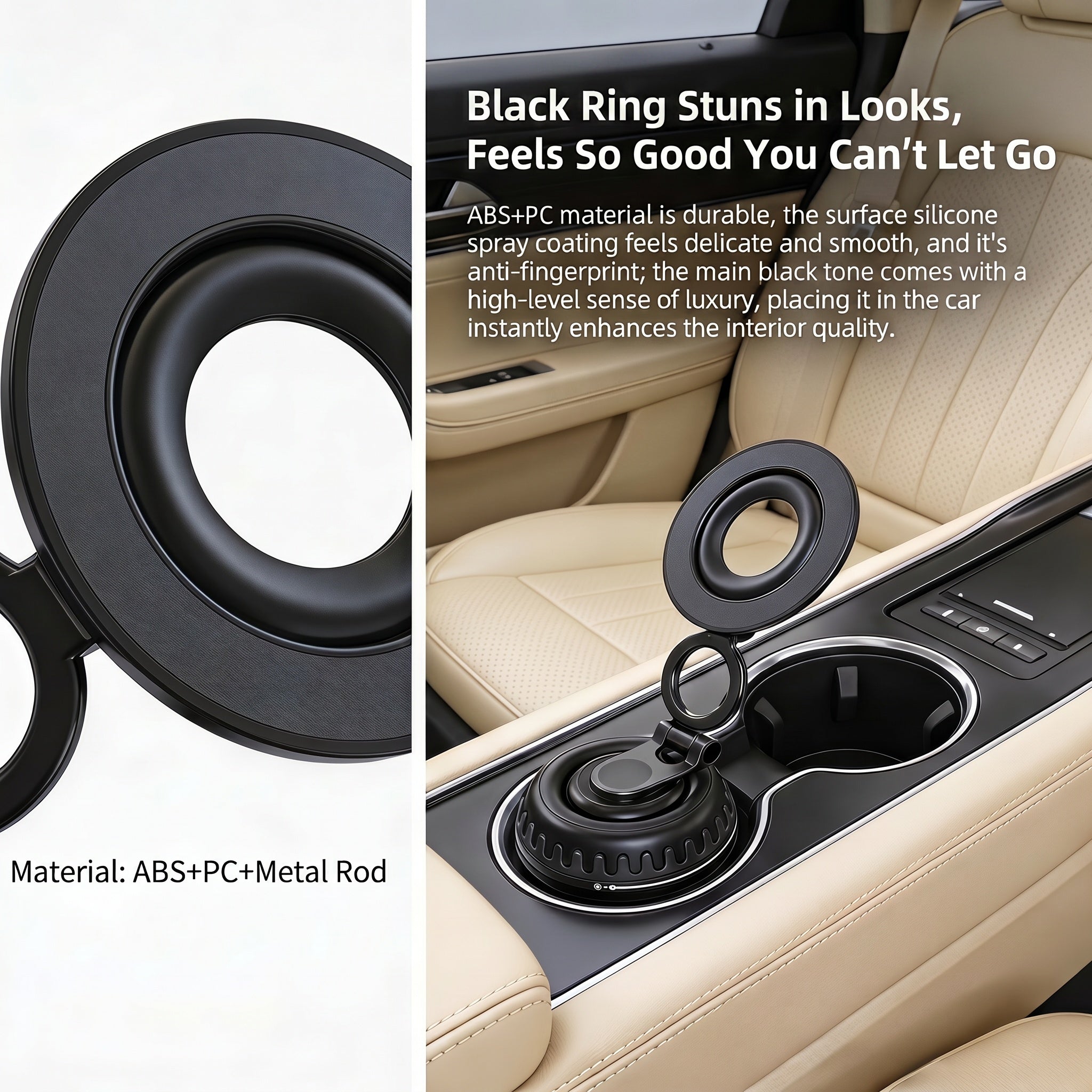 Specam S20 Magnetic Car Phone Mount - Black - View 10