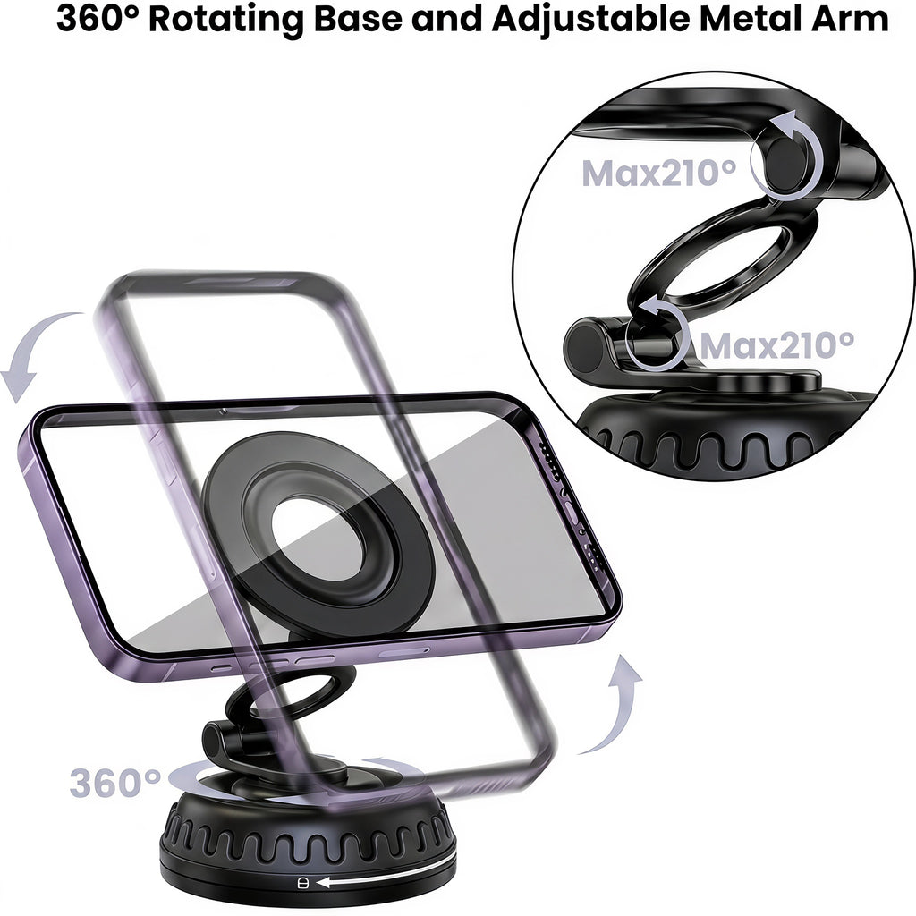 Specam S20 Magnetic Car Phone Mount - Black - View 9