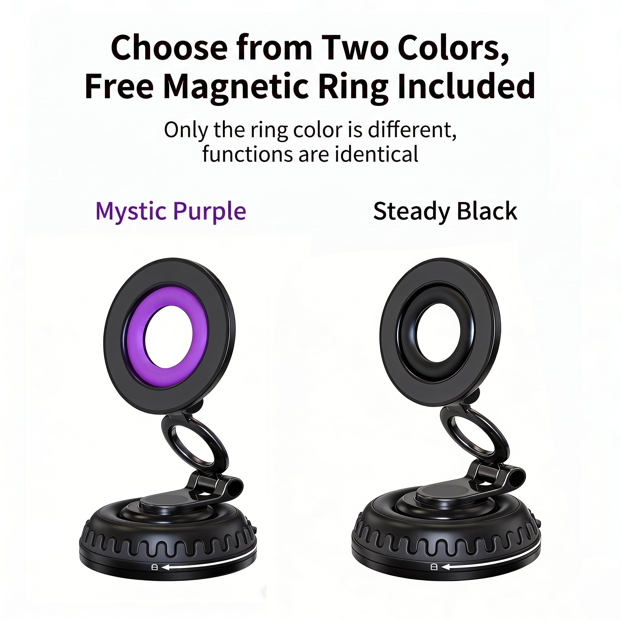 Specam S20 Magnetic Car Phone Mount - Purple - View 11