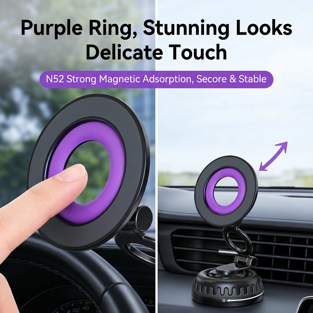 Specam S20 Magnetic Car Phone Mount - Purple - View 4