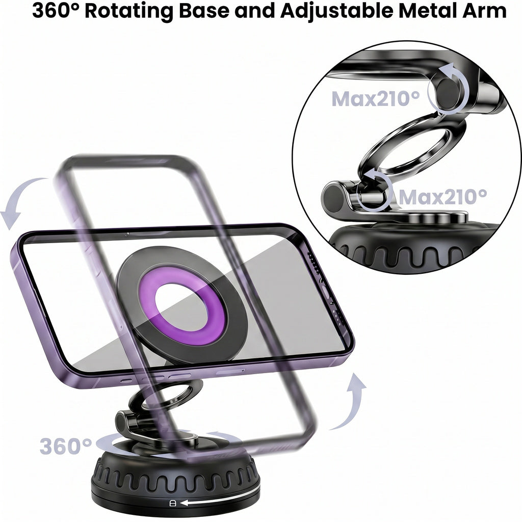 Specam S20 Magnetic Car Phone Mount - Purple - View 9