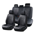 Specam Full Set Car Seat Covers 5-Seat Universal Fit - Black - View 1